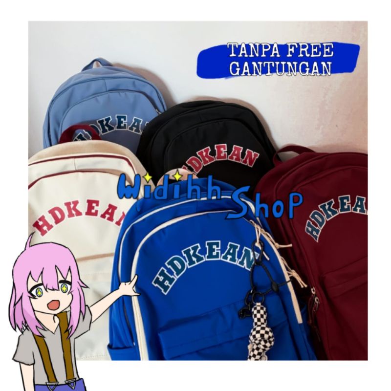 Tas Ransel Fashion Korea / Ransel Sekolah / Backpack Korean / Backpack / Ransel Simple Polos / Ransel Waterproof / Tas Anti air