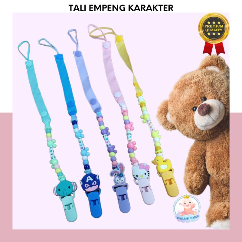 Tali Rantai Dot Empeng Bayi Teether Mainan Premium