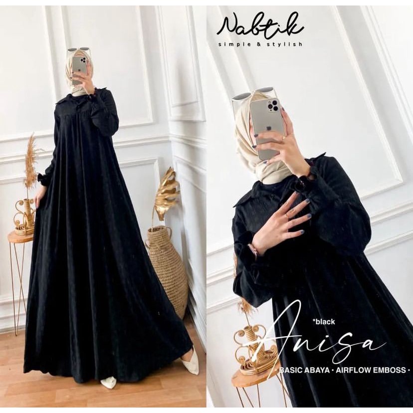 ANISA Maxy Gamis dress Crinkle Airflow POLOS LD 110