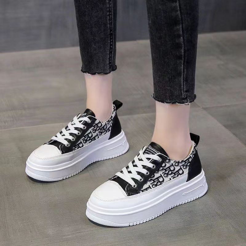 Free Box Sepatu NS669D Sepatu Wanita Import Termurah Sepatu Sneakers Wanita Terlaris Sneakers Wanita Kasual