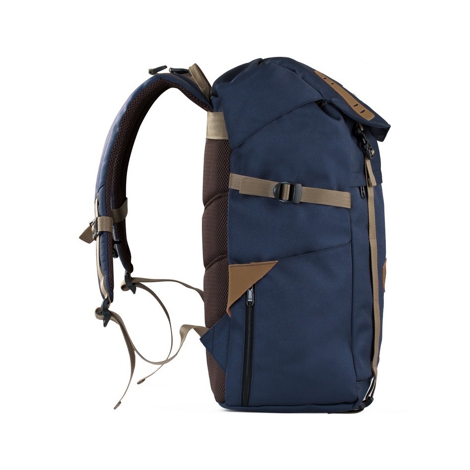 BORA NAVY ORIGINAL x ATVA Tas Ransel Casual Biru Dongker Pria Daily Backpack Kuliah Kampus Kerja Kantor Sekolah SMA SMK Remaja Dewasa Tas Punggung Laptop Ukuran Besar 14 Inch Bagpack Distro Jalan Traveling Premium Outdoor Travel Bag Keren Terbaru Kekinian