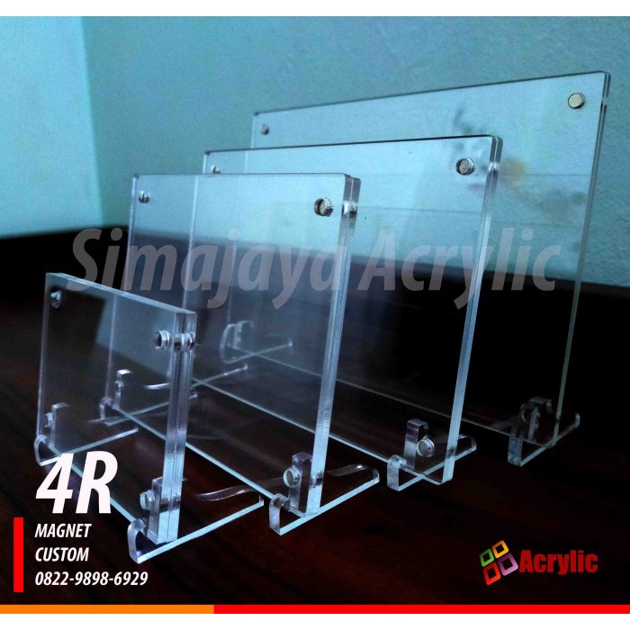 Roll Film Frame Akrilik/Frame Magnet/ Frame Bingkai Akrilik 4R 2Mm