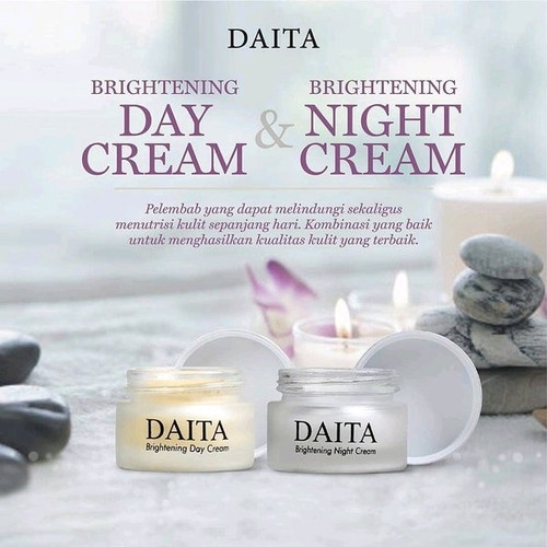 Daita Brightening Series - Facial Foam / Day Cream / Night Cream - Sabun &amp; Krim Pencerah Wajah