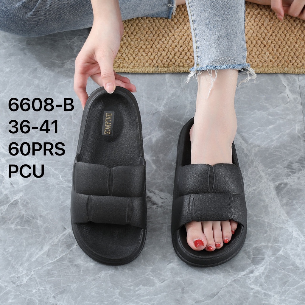 Sandal Jelly Wanita Balance Miniso Impor