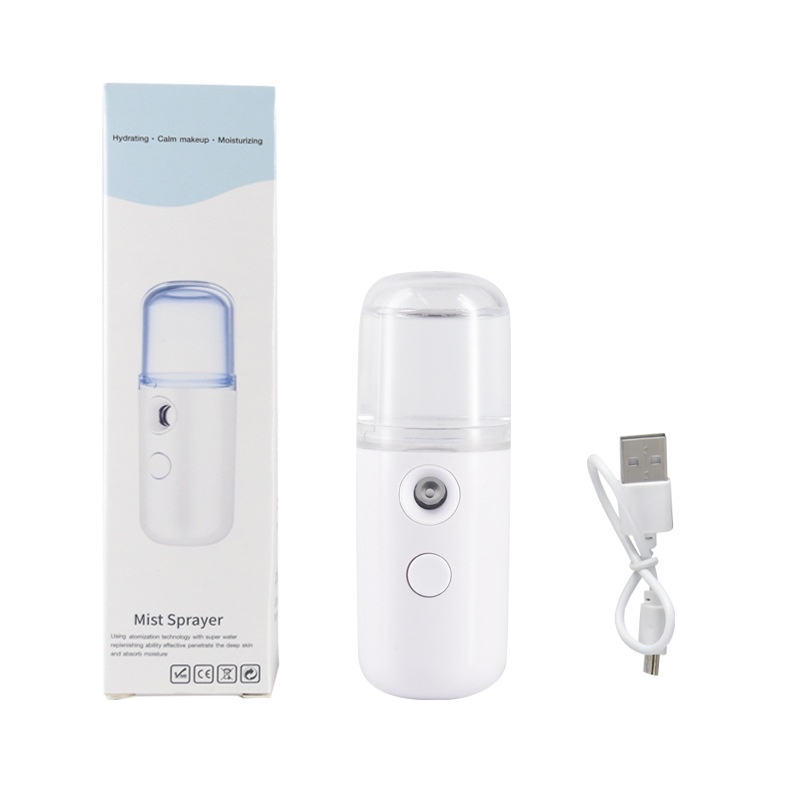 Nano Spray Perawatan Wajah Mini Portable USB Mist Sprayer Pelembab