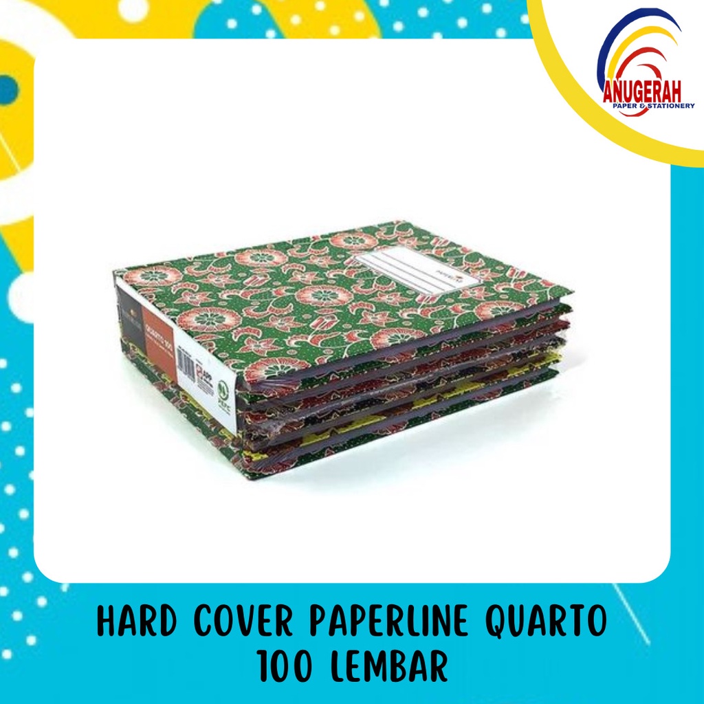 

HARD COVER PAPERLINE QUARTO 100 LEMBAR (PCS)