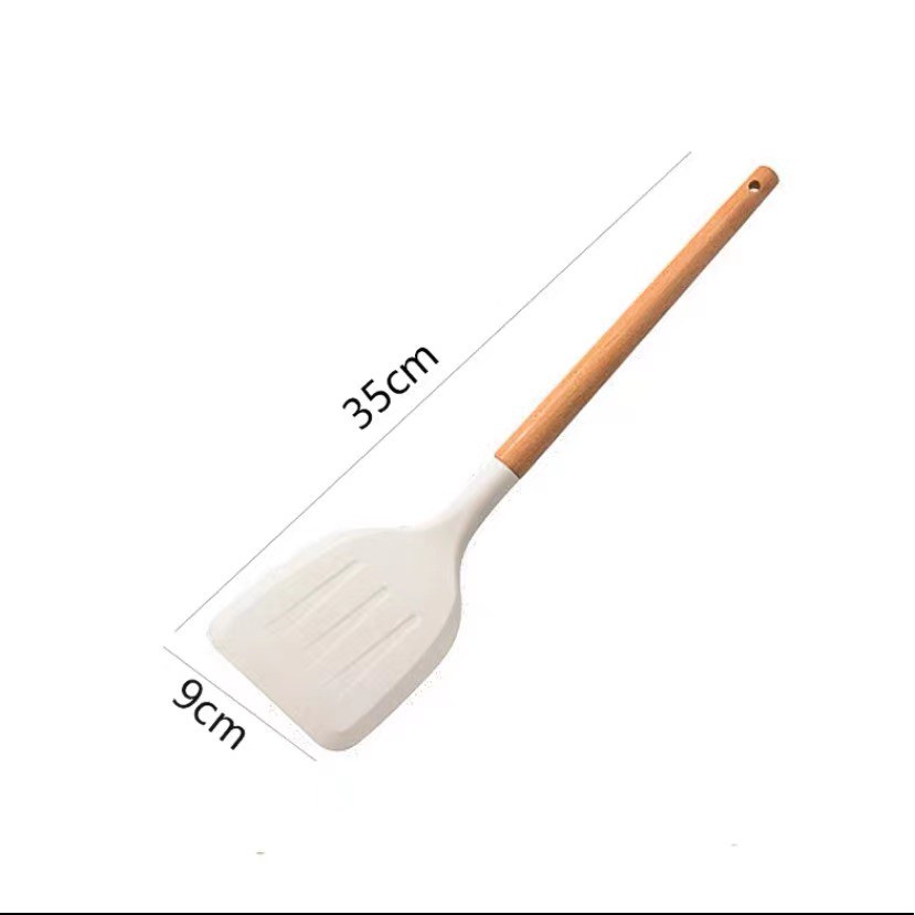 Silicone Utensil Spatula/Alat Masak Sutil Tahan Panas