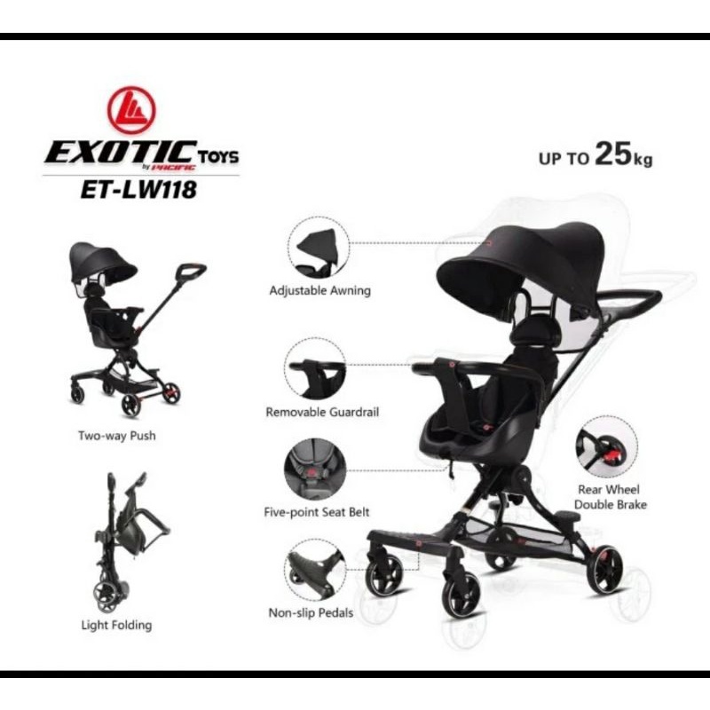 Magic Stroller Exotic ET-LW118 Baby Stroller LW-118 LW118 LW 118