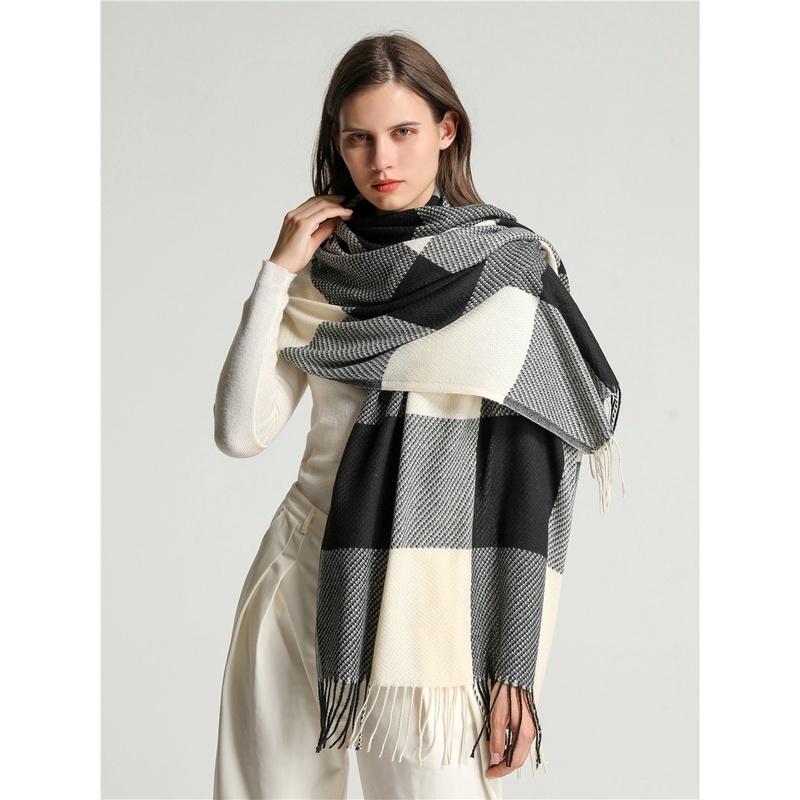 Syal Musim Dingin Korea Autumn Winter Scarf Cashmere Unisex SC04