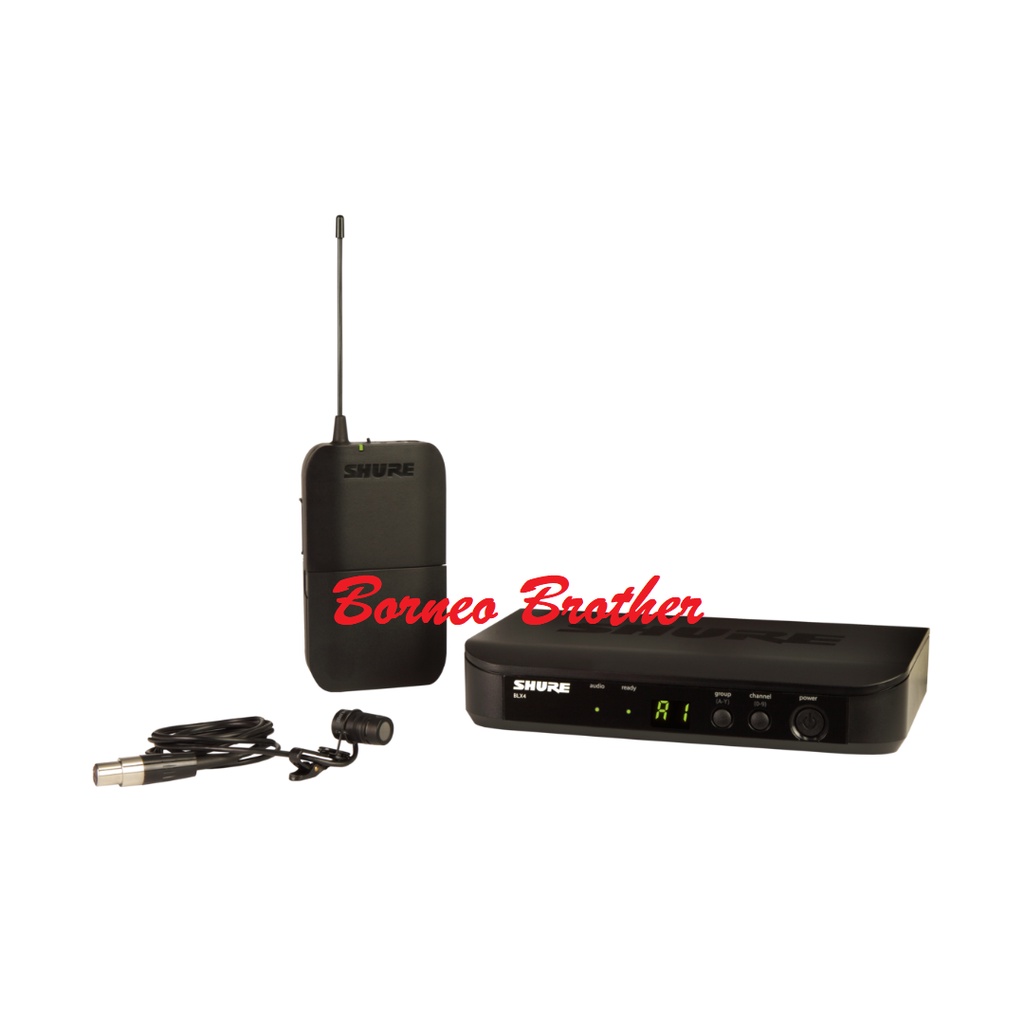 Shure BLX14/WL185 BLX 14 / WL 185 Original Mic Wireless Clip On 1 Ch