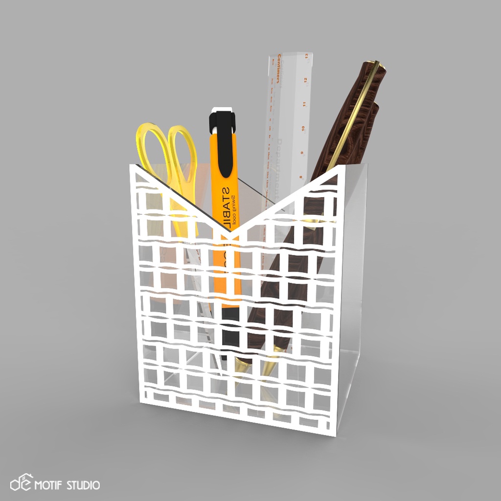 

DESK PEN HOLDER STAND STATIONERY ORGANIZER STORAGE DESKTOP CLEAR ACRYLIC KERANJANG TEMPAT KOTAK PENYIMPANAN ALAT TULIS ATK MEJA PENSIL PULPEN PENA KANTOR KOSMETIK MAKE UP COSMETIC AKRILIK BENING SERBAGUNA MULTIFUNGSI MINIMALIS MODERN ABSTRACT FREEHAND 075