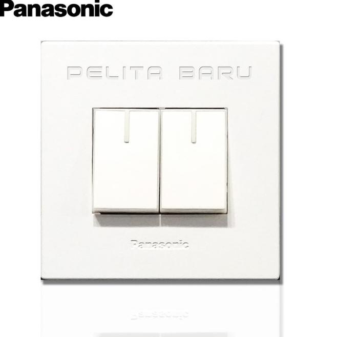 Saklar Ganda / Seri Panasonic Style E Putih