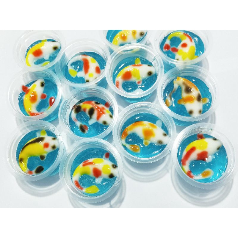 

[Inn.dessert] Puding Ikan Koi Nutrijell Dancow Agar agar Ikan Puding bentuk Ikan Dessert