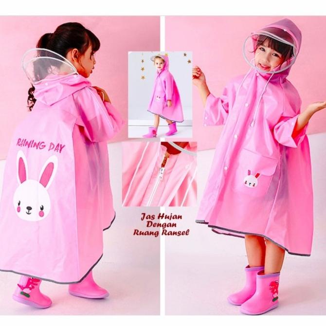 Jas hujan anak Import, jas hujan anak korea, jas hujan anak cewe cowo