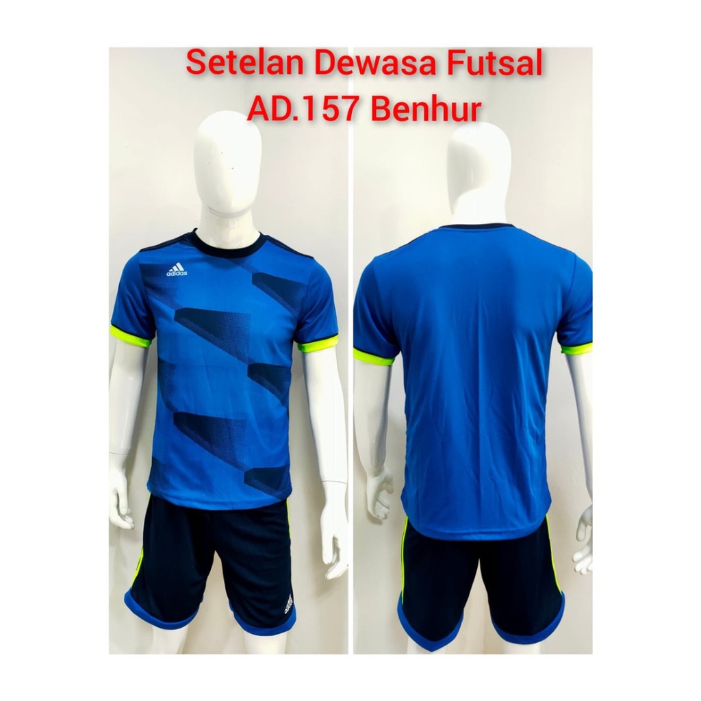 jersey futsal pria kaos sepak bola baju celana setelan wanita dewasa t-shirt outfit seragam jarsey kostum olahraga pakaian custom print apparel sport jersy soccer casual jersi suit AD157 benhur