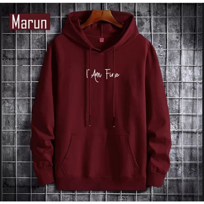 hoodie I AM FINE Pria&Wanita