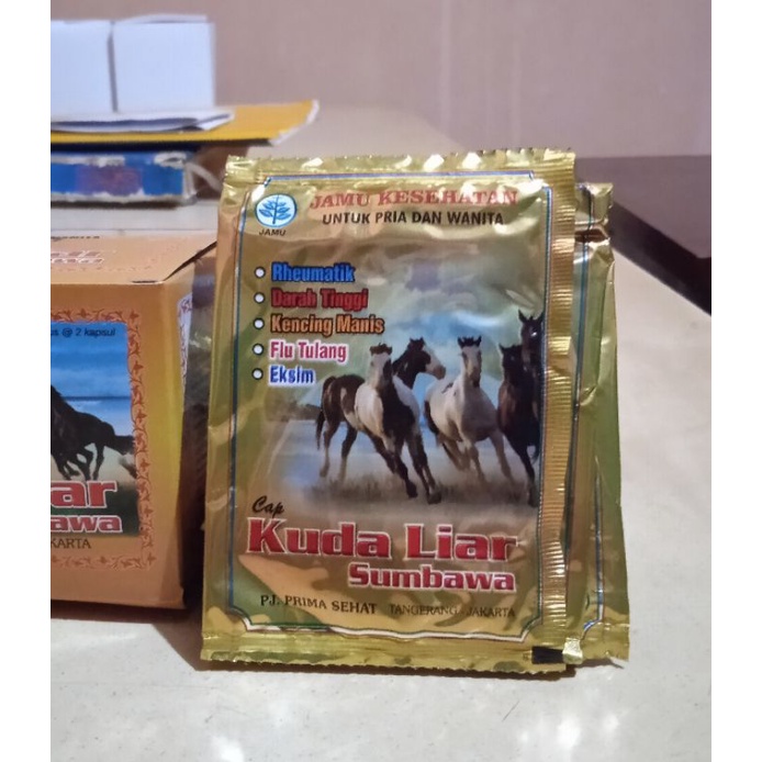 Kuda Liar Sumbawa Serbuk Asam Urat Pegal Linu Rematik Nyeri Tulang