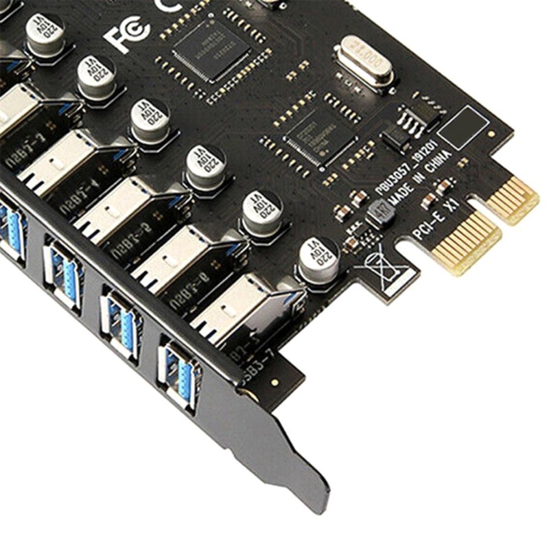 Zzz Adapter Expansion Card 7 Port USB 3.0 PCI-E Express