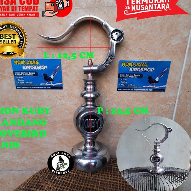PKR.18Oc22ѕ • GANTUNGAN LIPAT REPLIKA KUBY ALUMINIUM GOLD LENGKAP PION PREMIUM UNTUK SANGKAR KANDANG