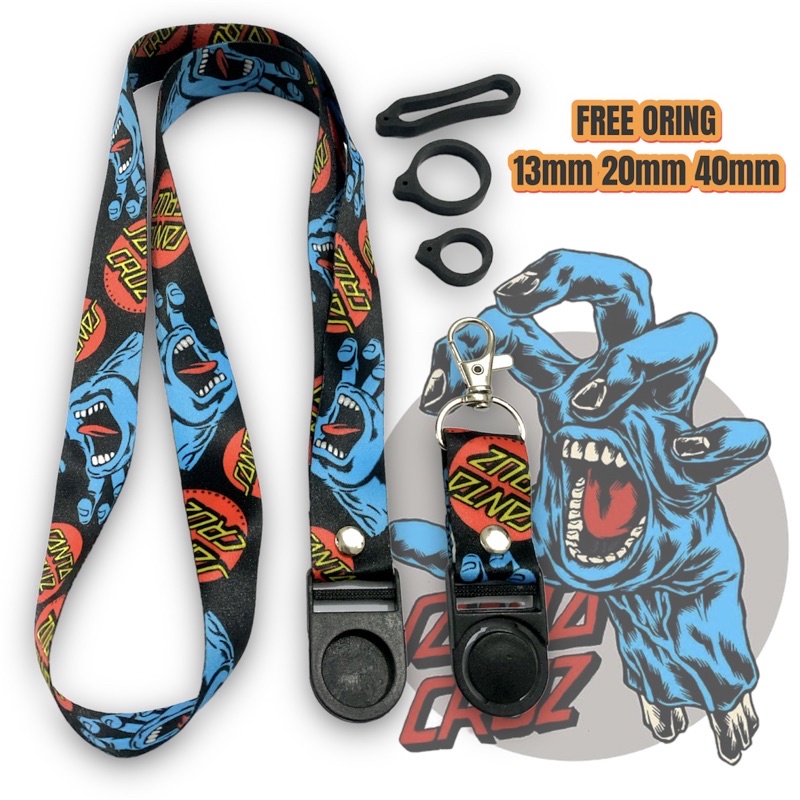 SANTA CRUZ LANYARD FREE ORING 3PCS