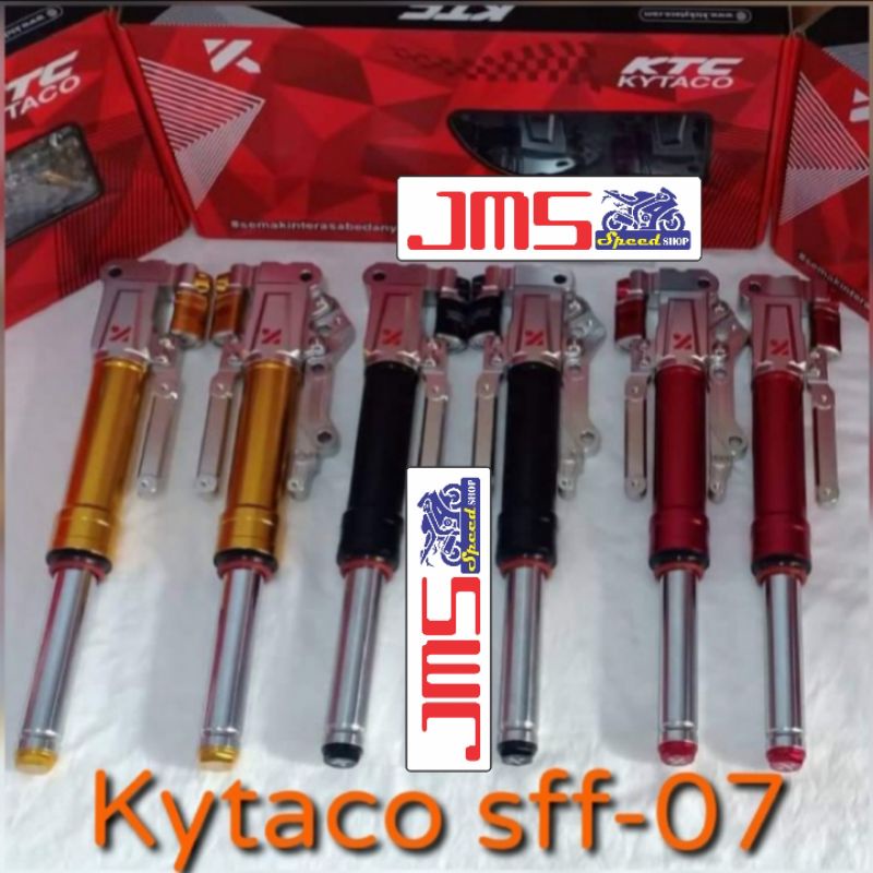 suspension shock depan ktc kytaco nmax new nmax old aerox Vario 125/150 new scoopy fi beat street beat deluxe beat karbu vario 110 fi fazzio mio m3 Mio j soul gt115 pnp