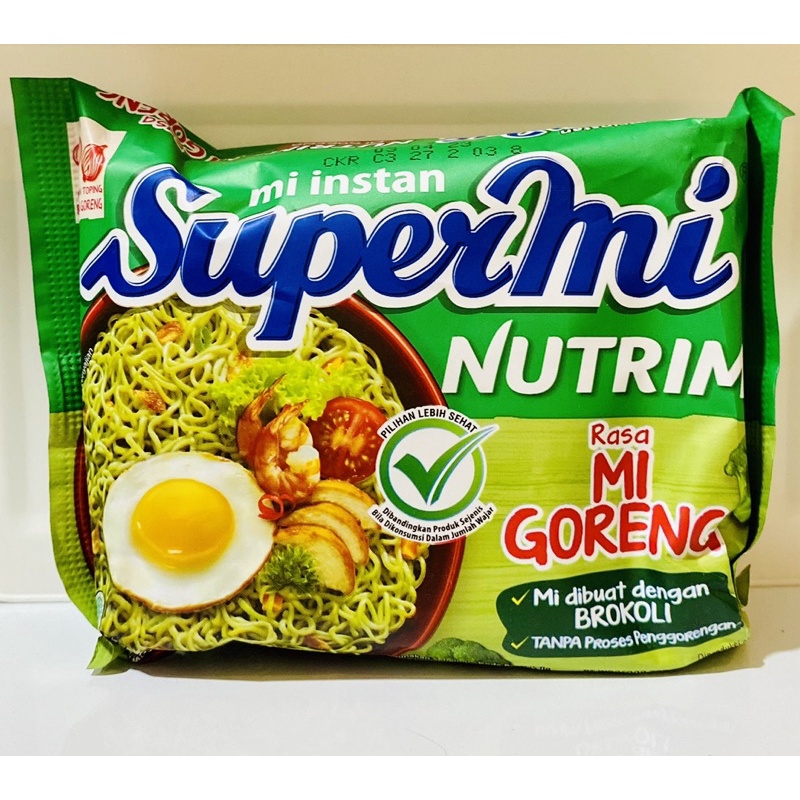 Jual Supermie Nutrimi Non Msg Rasa Mie Goreng Brokoli G