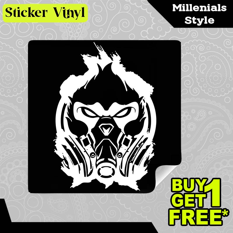 

Stiker Sticker DJ Gas Mask Gambar Unik Desain Keren dan Kekinian Aesthetic Bahan Vinyl Satuan Anti Air