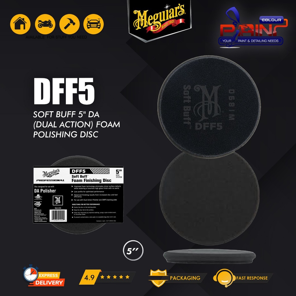 Meguiars - Meguiars Soft Buff DA 5 Foam Polishing DFF5