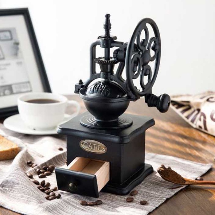 Gilingan Kopi Manual Alat Kopi Manual Coffee Grinder Cafe Black Classic