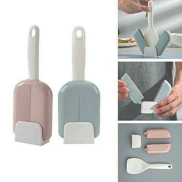 Tempat Centong Nasi Otomatis / Centong Nasi Otomatis / Centong Nasi Ajaib / Sendok Nasi Otomatis