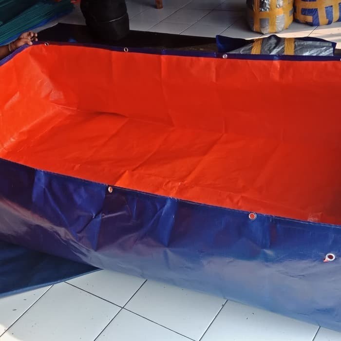 

Termurah Kolam Terpal Kotak Ukuran 2X2X0.5. A12. Merk Oriental Korea