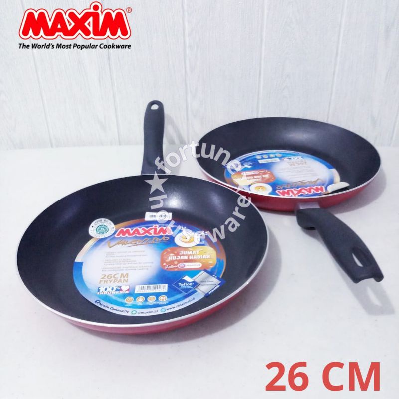 MAXIM 26CM Frypan / Penggorengan Teflon / Wajan