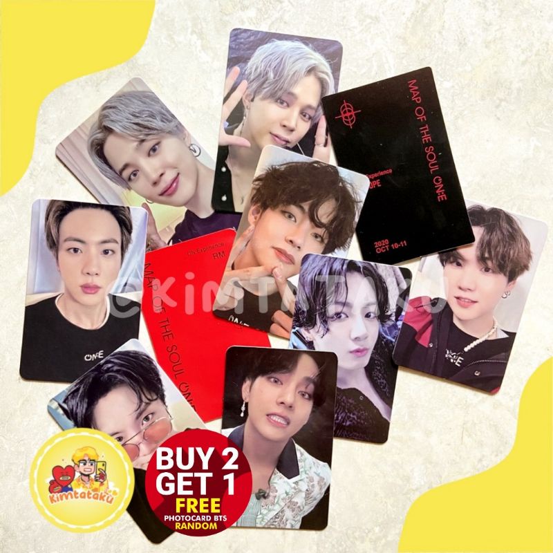 BTS unofficial photocard MOTS ONE DVD BLURAY taehyung jungkook