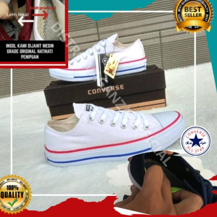"USD.18Oc22o" Sepatu Sneakers Converse Original 100%  Ori All Star Casual Classic Putih