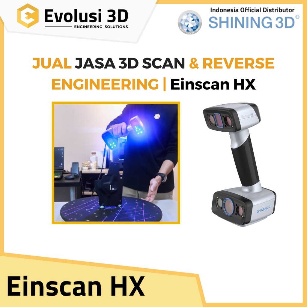 Jasa 3D Scan | Einscan HX