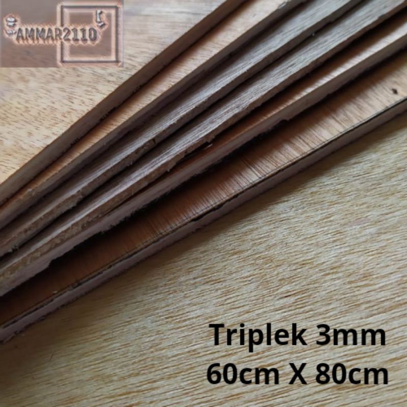 triplek 3mm 60X80cm