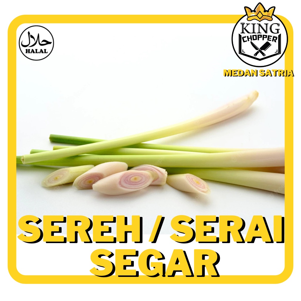 

SEREH SEGAR - SERAI BERSIH BUMBU FRESH SAYUR REMPAH KG GROSIR GR SERE FROZEN BEKU