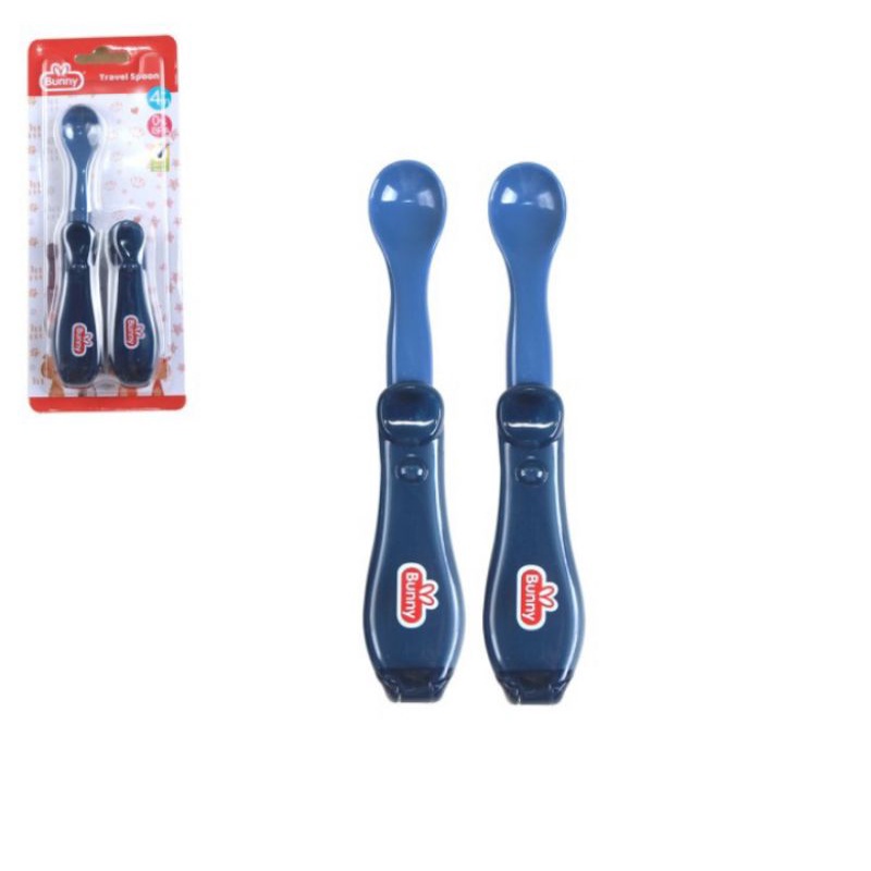 Lusty Bunny Travel Spoons Sendok Makan Bayi ALB-1001