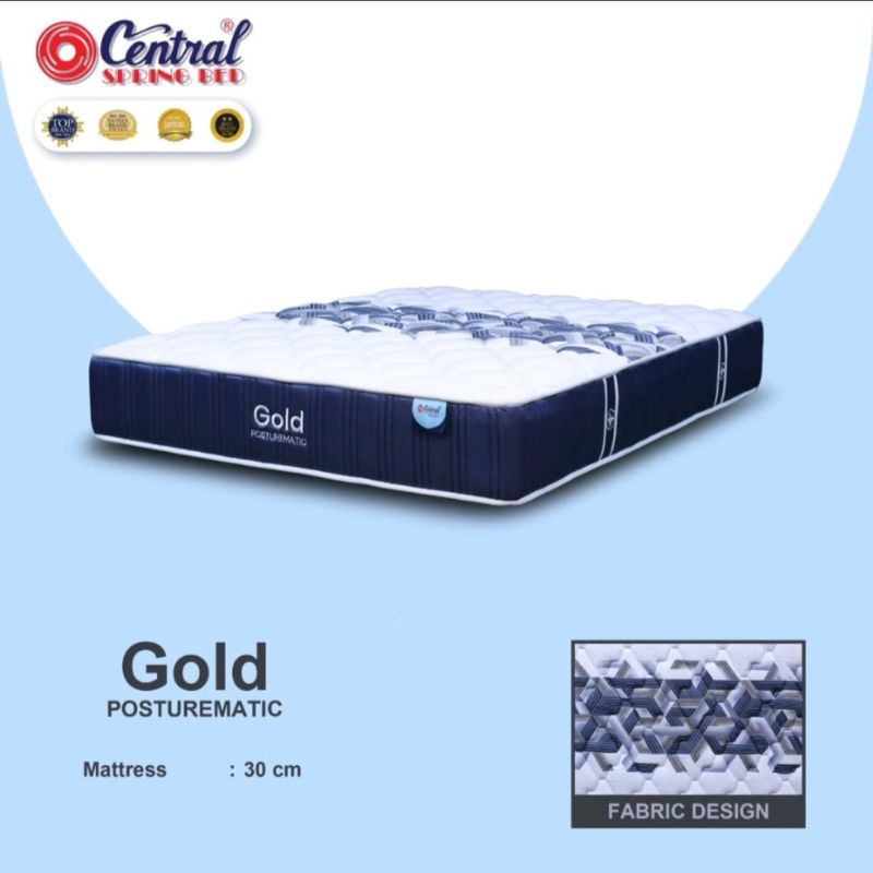 Kasur Springbed Central Gold Orthopedic Padat (JAWA TIMUR)