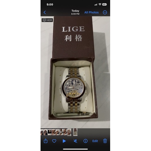 Jam tangan LIGE automatic preloved