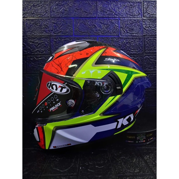 KYT NFR NEW MOTIF DALLA PORTA REPLICA MOTO GP KYT NFR ORIGINAL TERMURAH