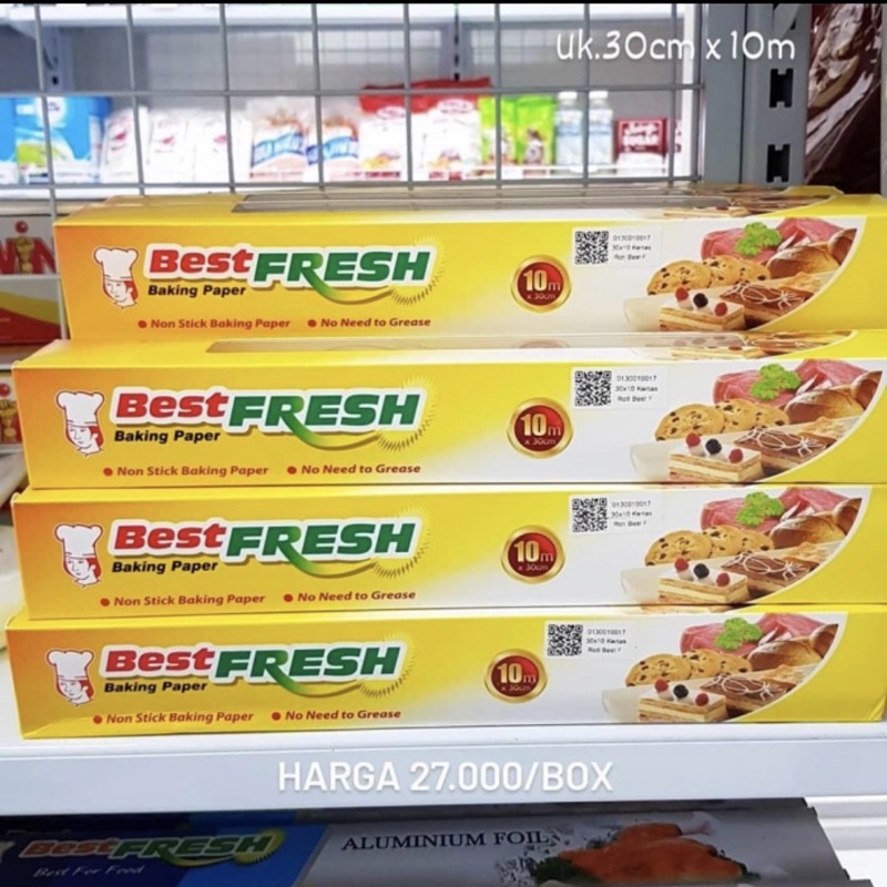 Baking Paper Roll / Kertas Baking BEST FRESH 30x10