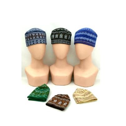 Peci Kain Bahan Tebal - Peci Motif Sablon - Peci Dewasa All Size - Peci Kain Dewasa