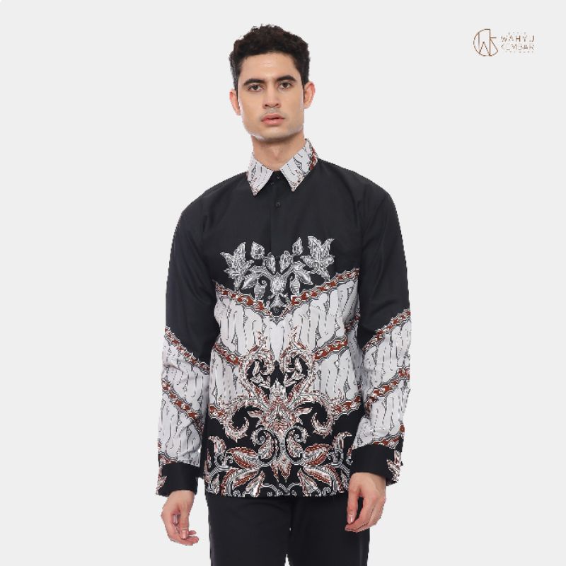 Batik Pria Kemeja Panjang Slim Antasena - Naira Batik