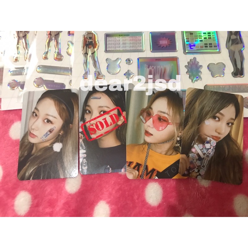 Photocard only epoxy aespa giselle winter ningning