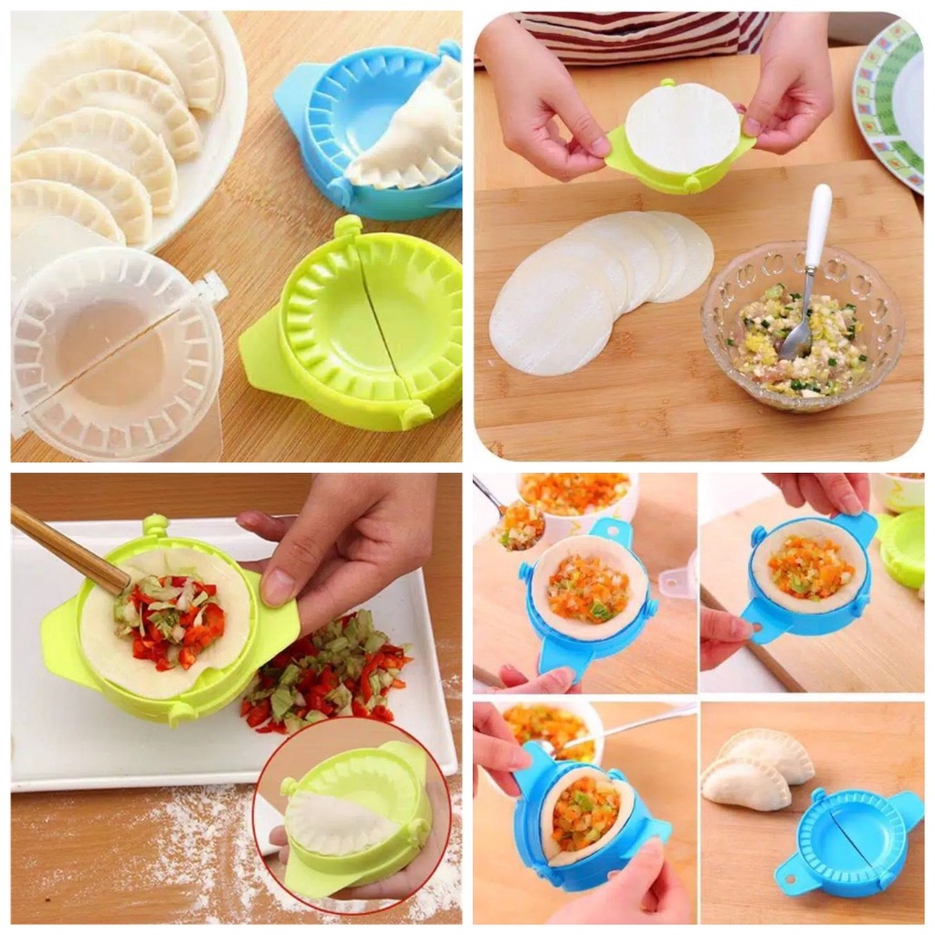 Alat Cetakan Pastel Pangsit Kwotie Dumpling Gyoza Pempek Lipat