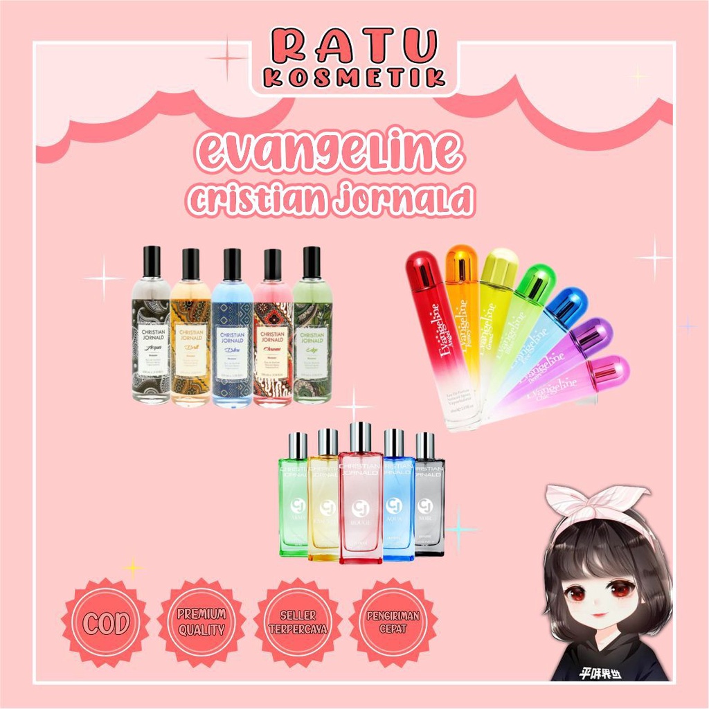 ❤ RATU ❤ Evangeline Christian Jornald Batik Series | Homme EDP Eau De Parfume | EDT Eau De Toilet Parfum 100ml 60ml | Geamoore | Morris | Vivelle | Cristian Jornal