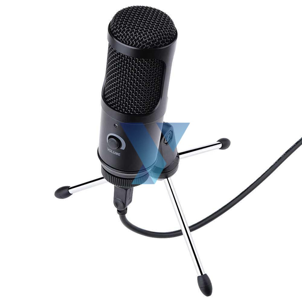 OLLIVAN Microphone Condenser USB Mikrofon Studio with Stand - UD-800 ( Al-Yusi )