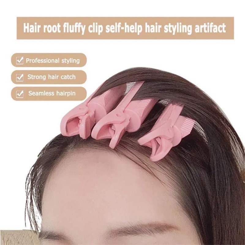 Roll Rambut Jepit Korea Hair - Gulung Jepitan Clip Volumizing Hair Poni Roller Blow Keriting Curly