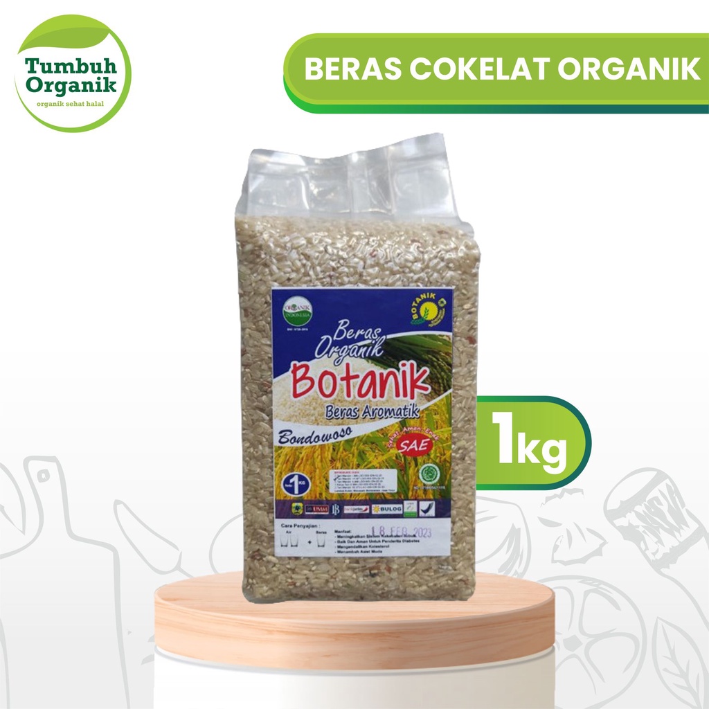 

1 Kg Beras Coklat Organik Botanik